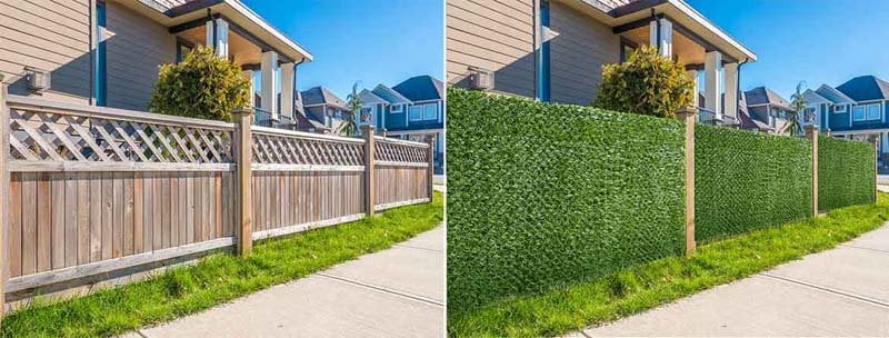 garden grass fence application